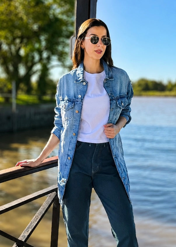 Campera Báltico Azul