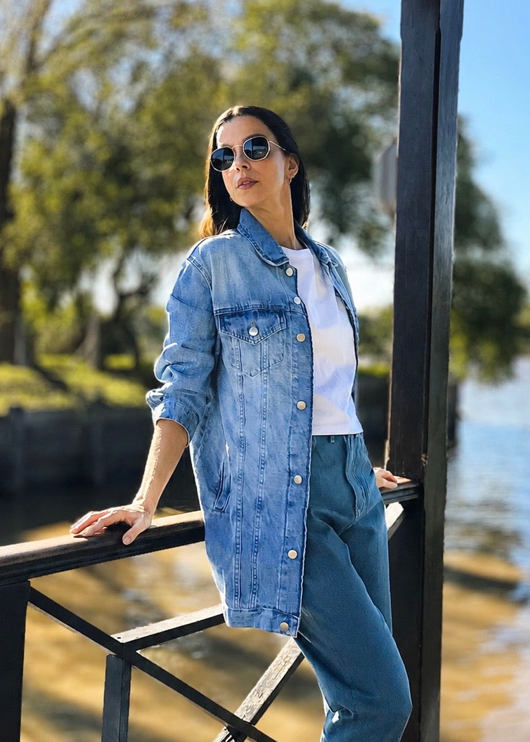 Campera Báltico Azul