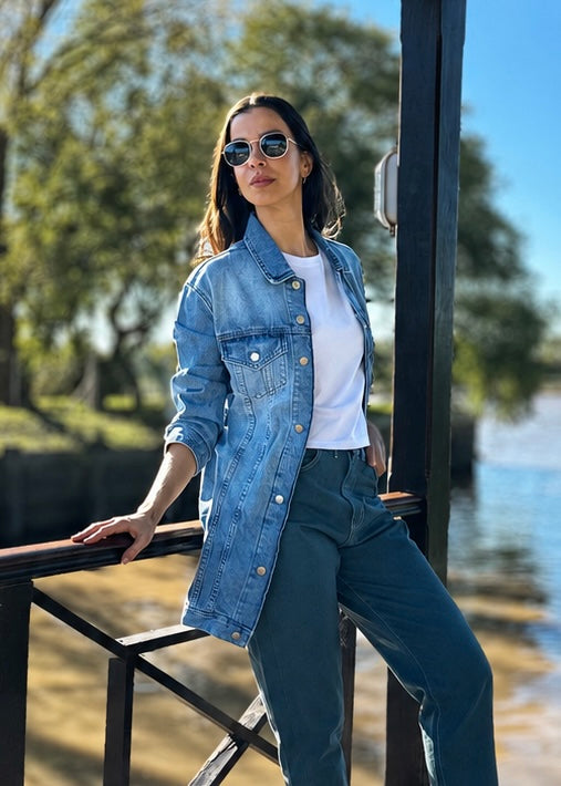 Campera Báltico Azul